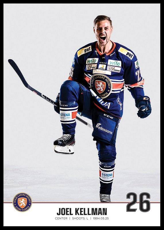 Växjö Lakers Joel Kellman #26-12