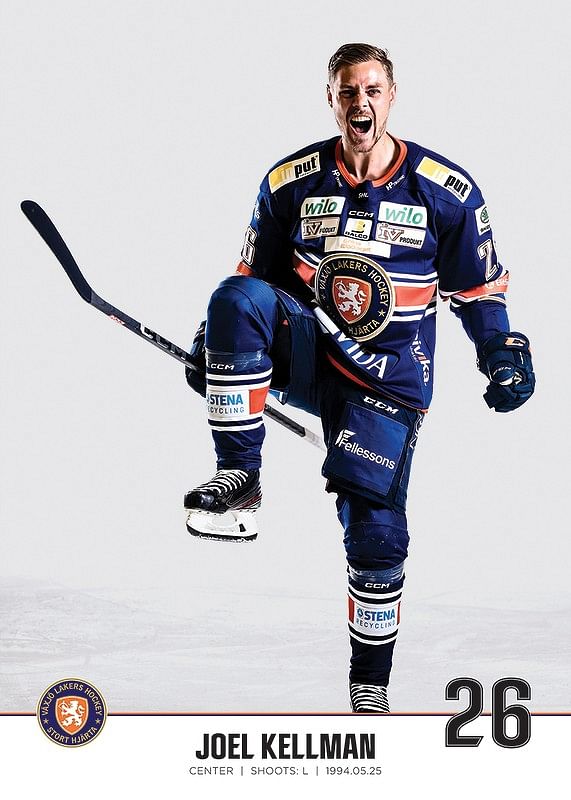 Växjö Lakers Joel Kellman #26-12