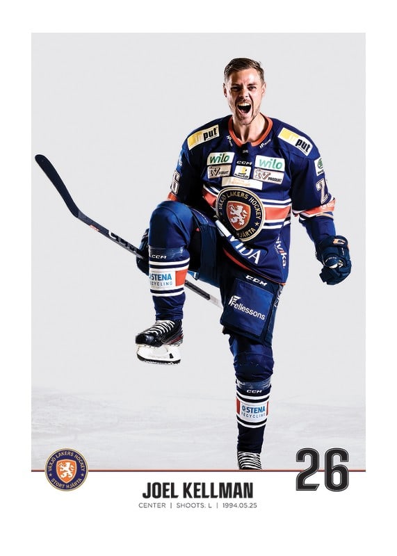 Växjö Lakers Joel Kellman #26-12