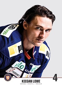 Växjö Lakers Keegan Lowe #4-3