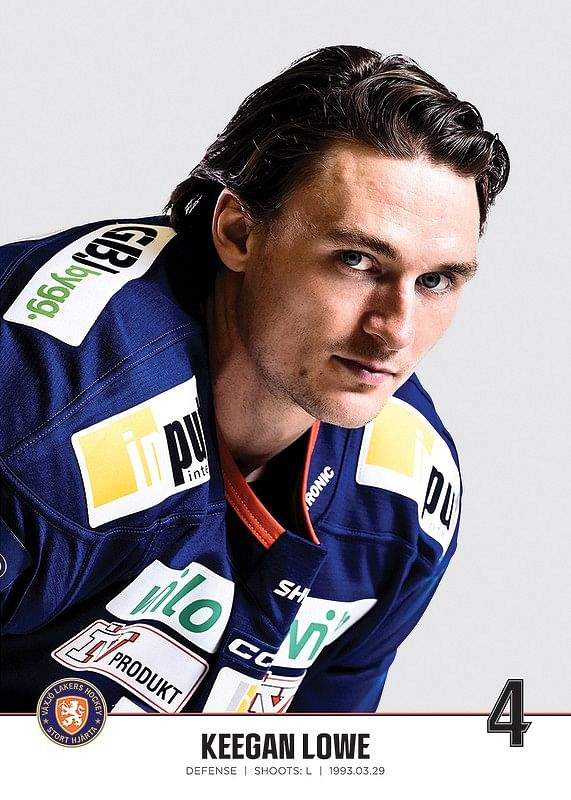 Växjö Lakers Keegan Lowe #4-12