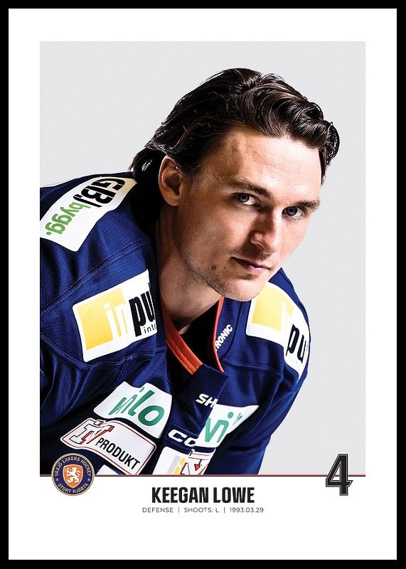 Växjö Lakers Keegan Lowe #4-12