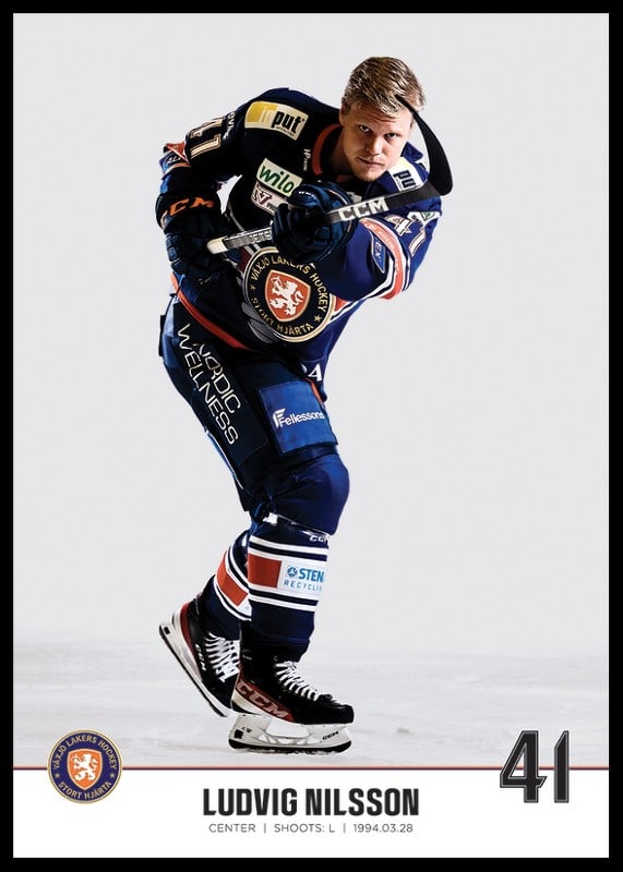Växjö Lakers Ludvig Nilsson #41-12