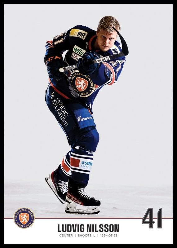 Växjö Lakers Ludvig Nilsson #41-12