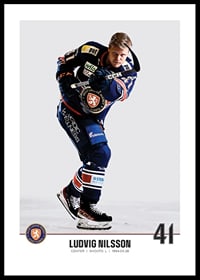 Växjö Lakers Ludvig Nilsson #41-0