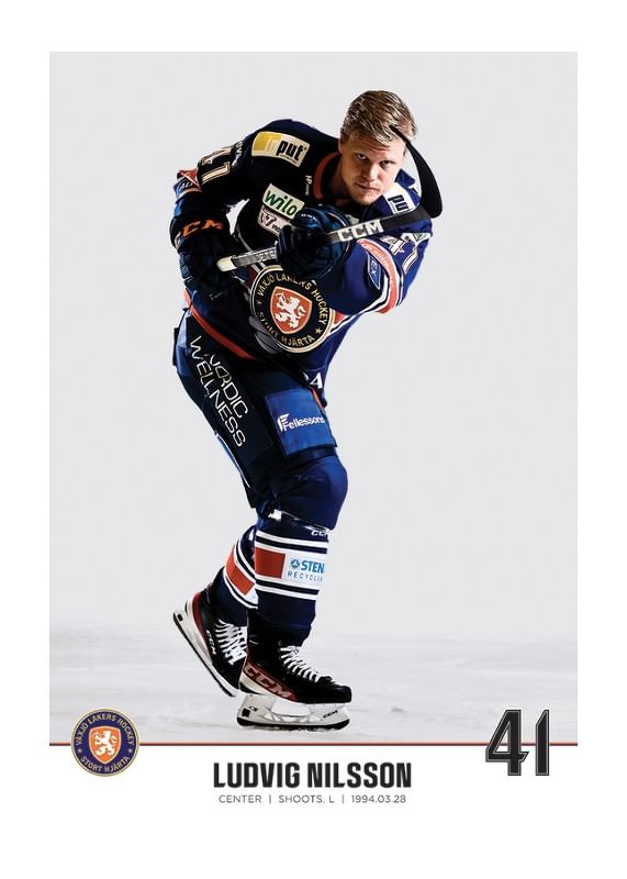 Växjö Lakers Ludvig Nilsson #41-12