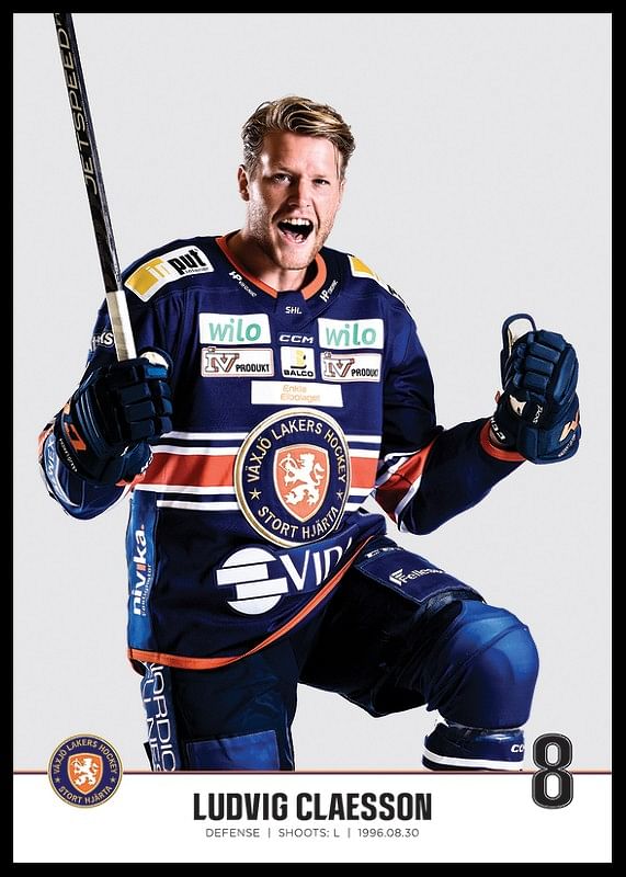 Växjö Lakers Ludvig Claesson #8-12