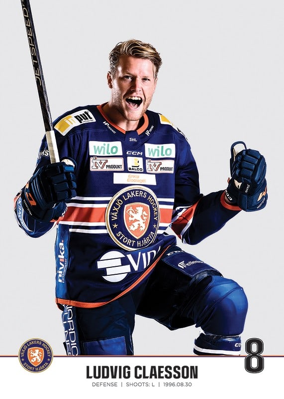 Växjö Lakers Ludvig Claesson #8-12