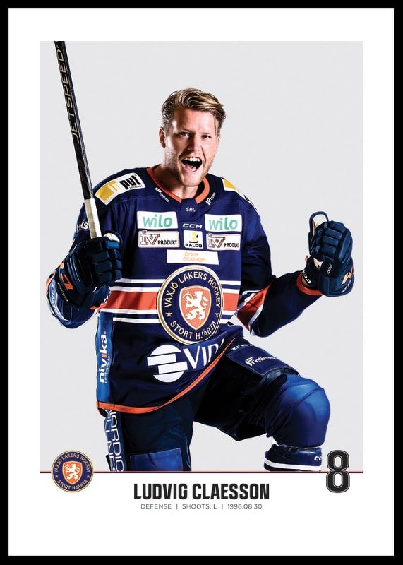 Växjö Lakers Ludvig Claesson #8-12