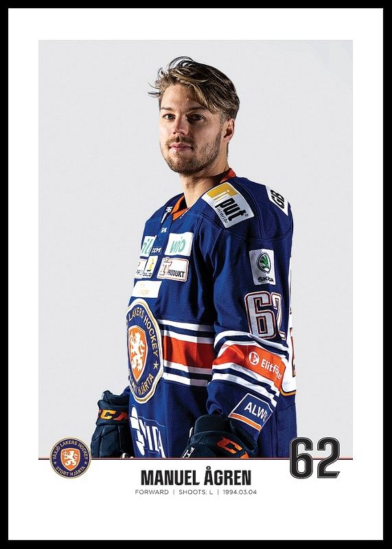 Växjö Lakers Manuel Ågren #62-12