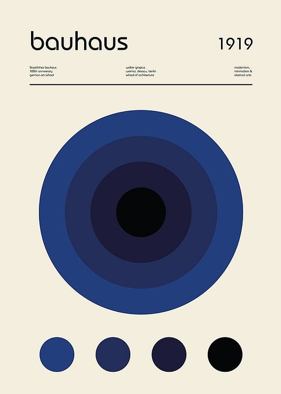 Poster Bauhaus Art No17