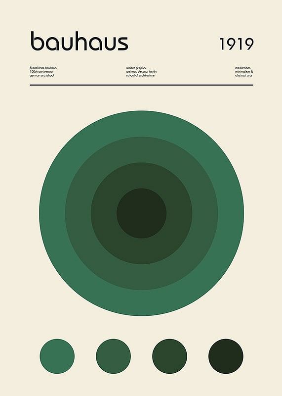Poster Bauhaus Art No18