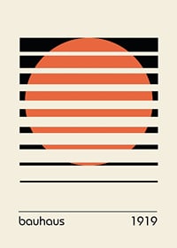 Grafisk illustration med orange cirkel och svarta linjer-1