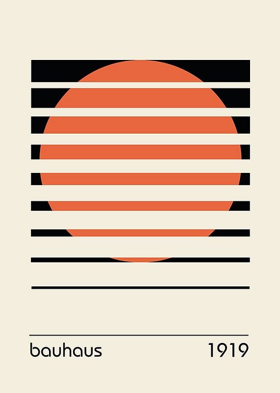 Poster Bauhaus Art No19