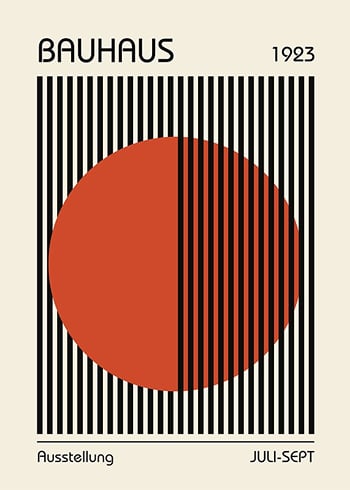 Poster Bauhaus Art No20