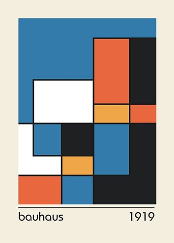 Poster Bauhaus Art No21