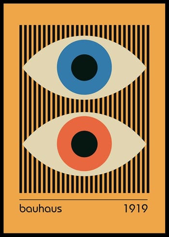 Affiche Bauhaus Eyes No1
