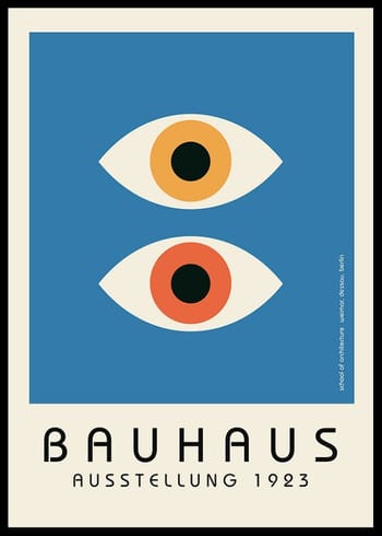 Affiche Bauhaus Eyes No2