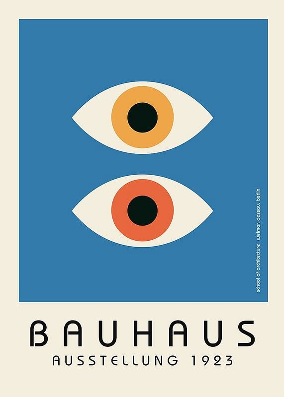 Poster Bauhaus Eyes No2
