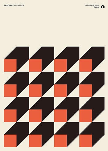 Plakat Abstract Elements No2
