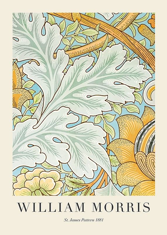 Poster William Morris St James Pattern 1881