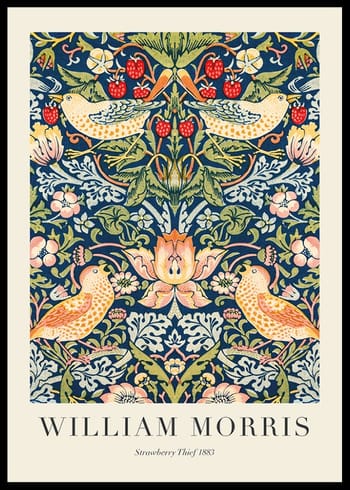 Poster William Morris Strawberry Thief 1883
