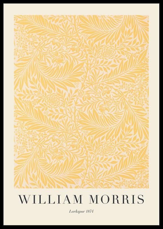 Poster William Morris Larkspur 1874