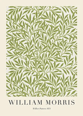 Poster William Morris Willow Pattern 1874