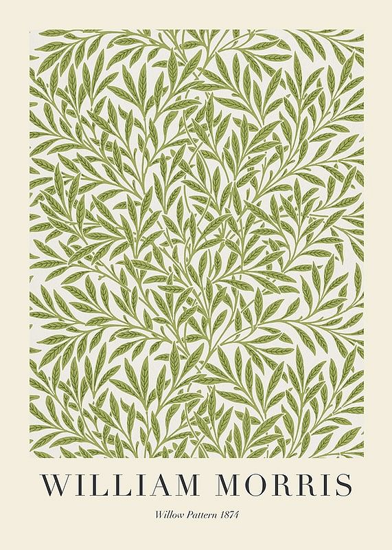 Poster William Morris Willow Pattern 1874
