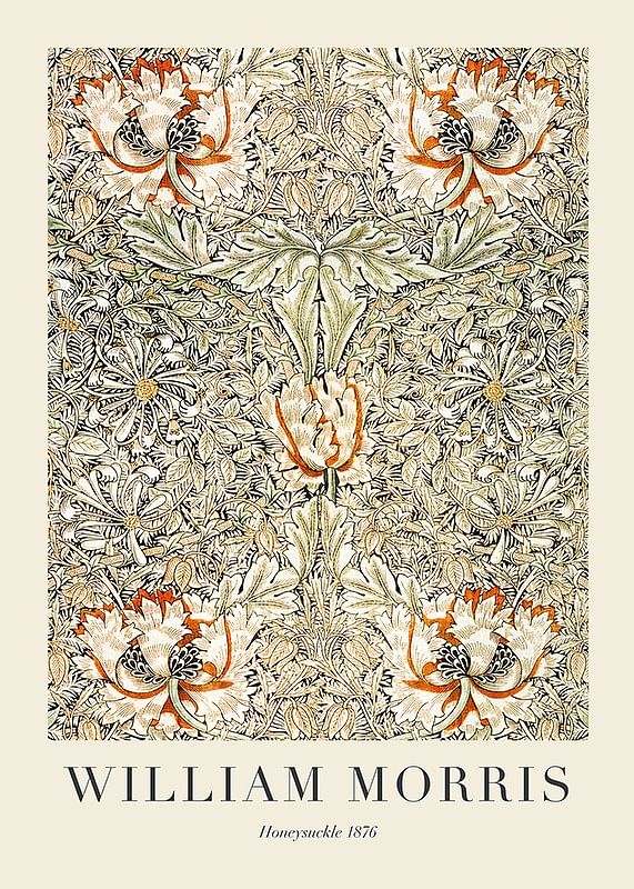 Poster William Morris Honeysuckle 1876