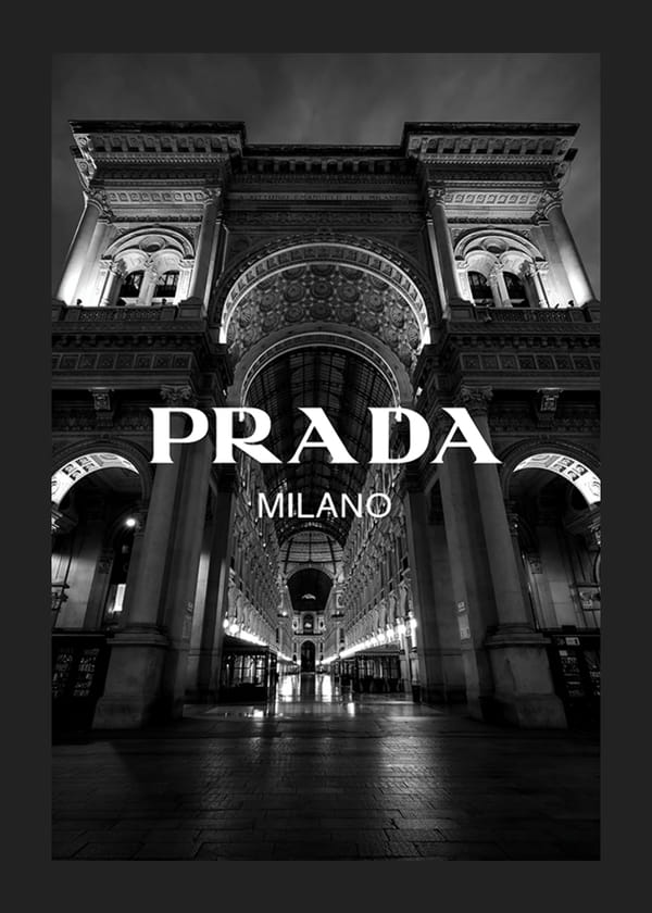 Poster Prada Milano