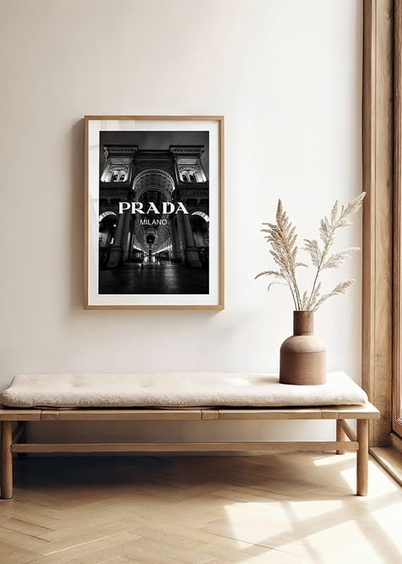 Póster Prada Milano crossfade