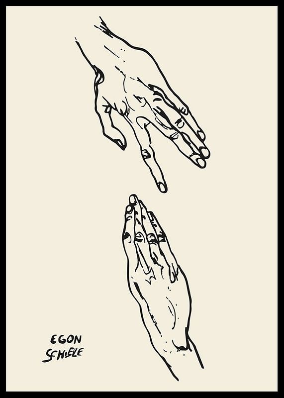 Egon Schiele Art Hands-12