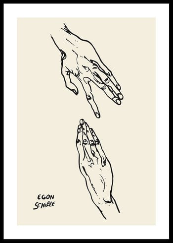 Poster Egon Schiele Art Hands