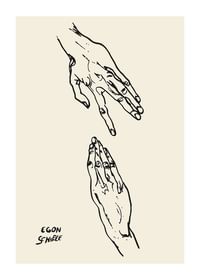 Egon Schiele Art Hands-1