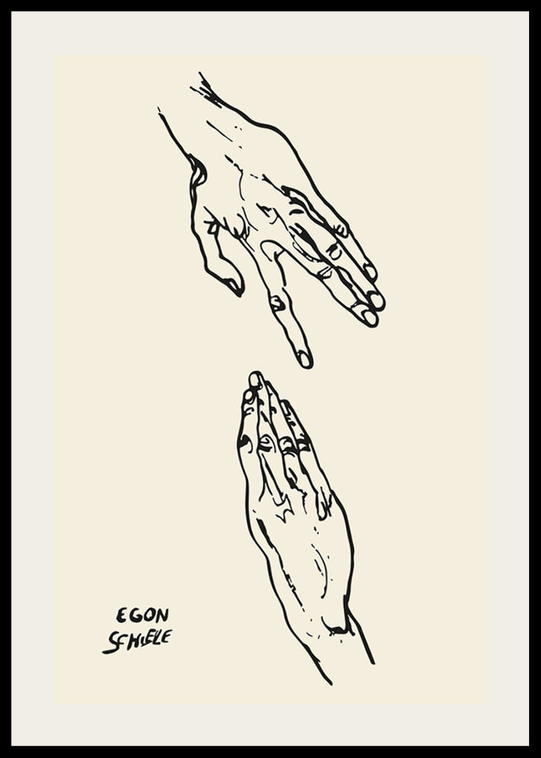 Egon Schiele Art Hands-12