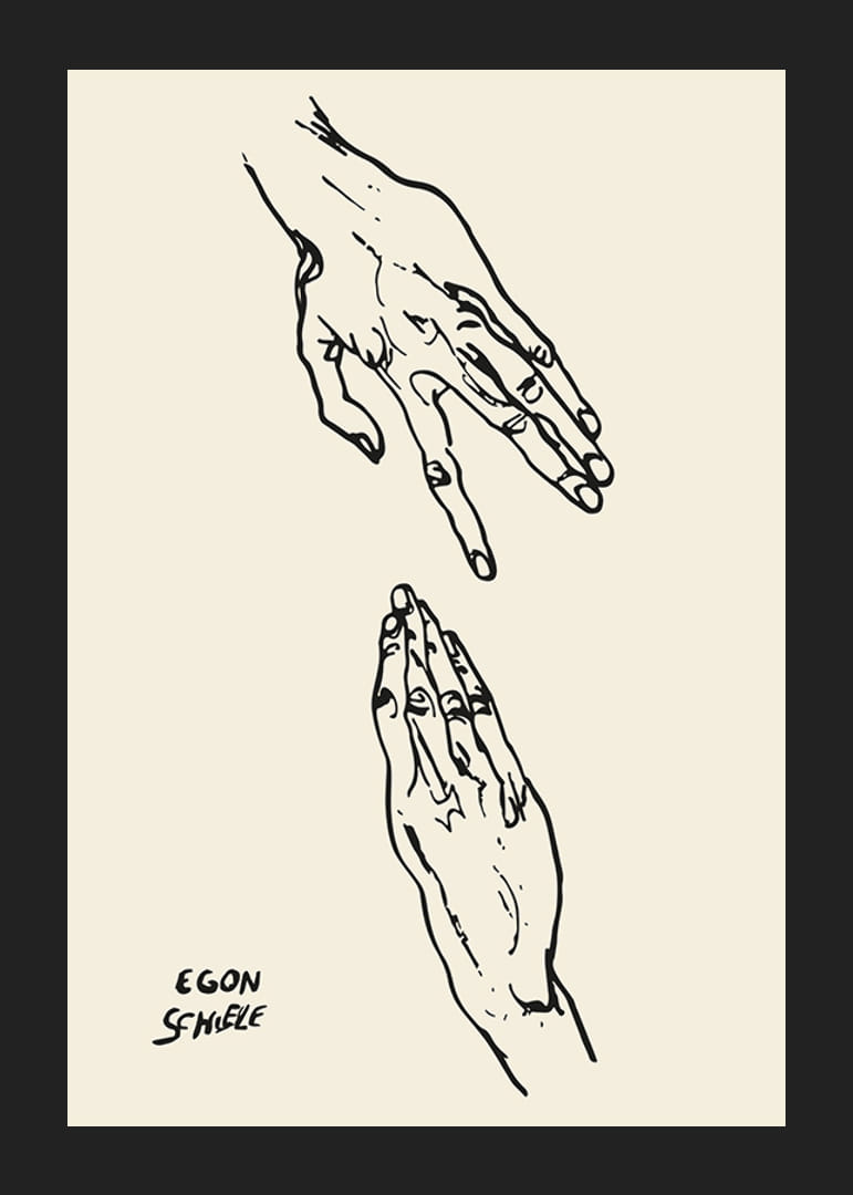 Egon Schiele Art Hands-12