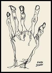 Egon Schiele Hand-6