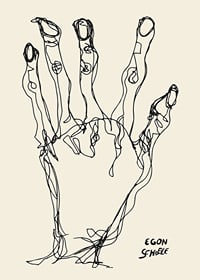 Egon Schiele Hand-7