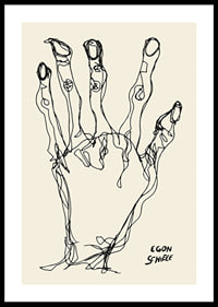Egon Schiele Hand-0