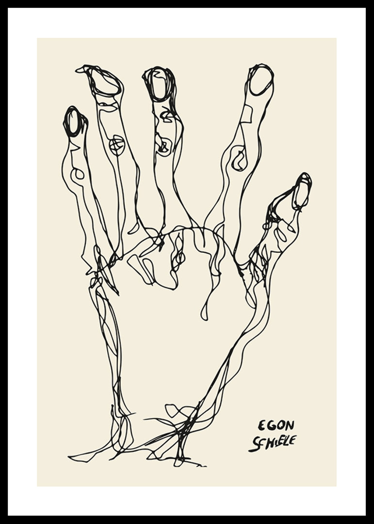 Egon Schiele Hand-12
