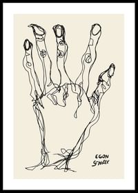 Egon Schiele Hand-0