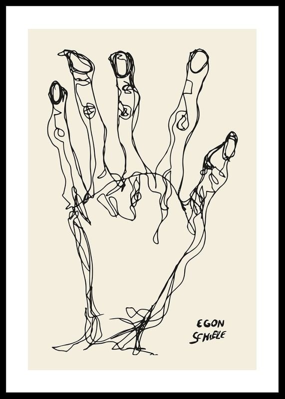 Egon Schiele Hand-12