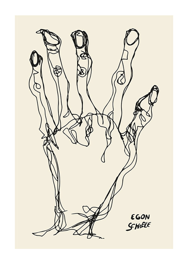 Plakāts Egon Schiele Hand