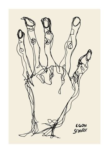 Poster Egon Schiele Hand