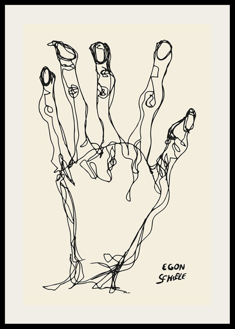 Egon Schiele Hand-12