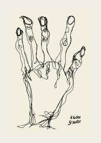Egon Schiele Hand-3