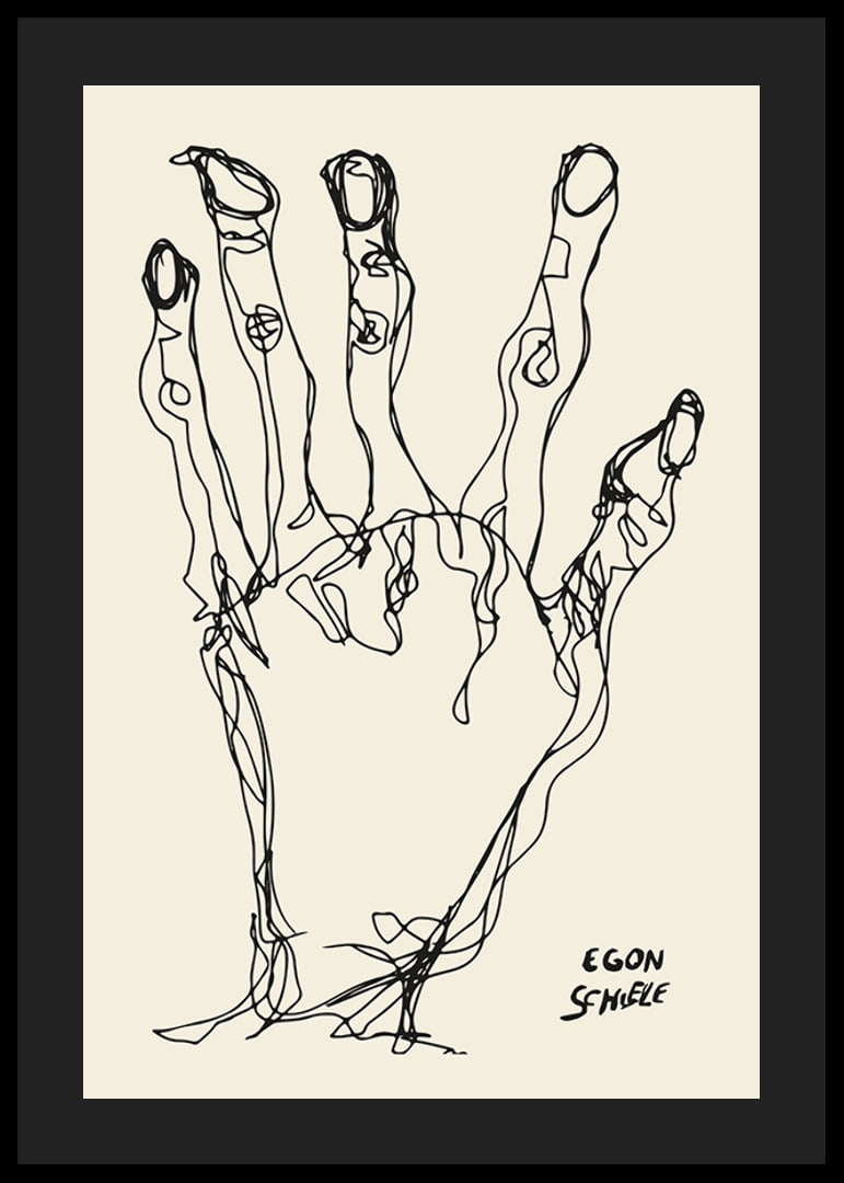 Egon Schiele Hand-12