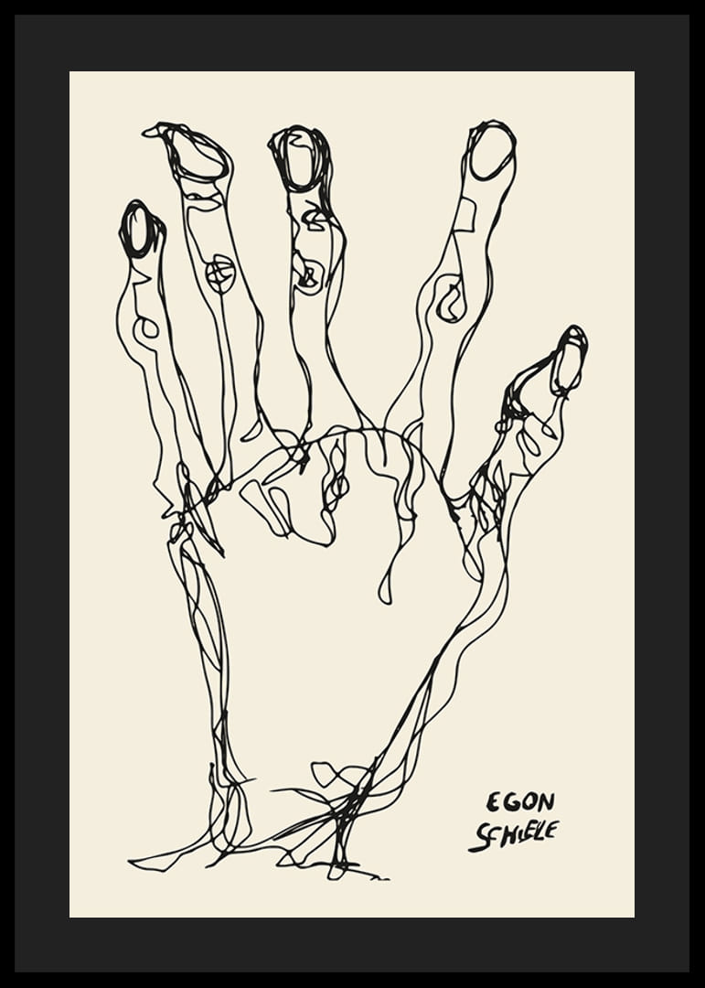 Egon Schiele Hand-12
