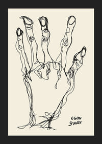 Egon Schiele Hand-5